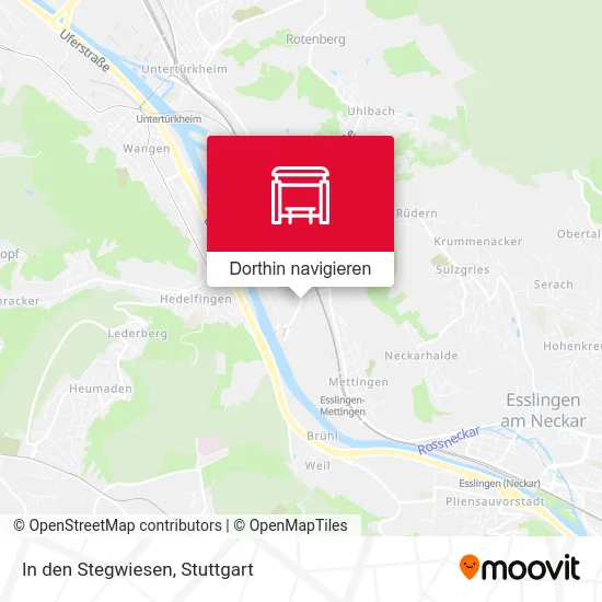 In den Stegwiesen Karte