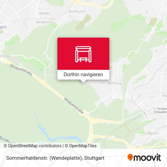 Sommerhaldenstr. (Wendeplatte) Karte