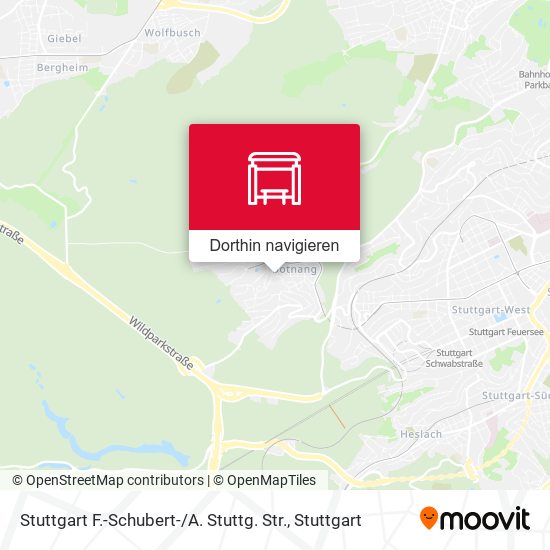 Stuttgart F.-Schubert- / A. Stuttg. Str. Karte