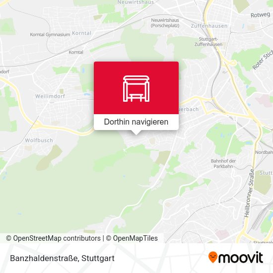 Banzhaldenstraße Karte