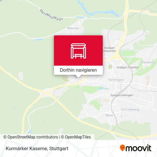 Kurmärker Kaserne Karte