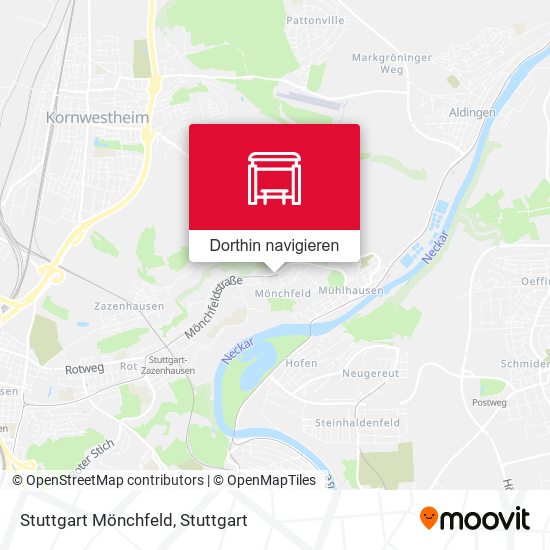 Stuttgart Mönchfeld Karte