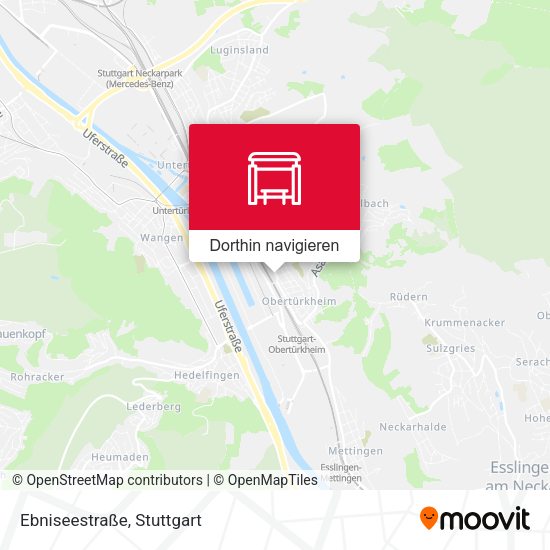 Ebniseestraße Karte