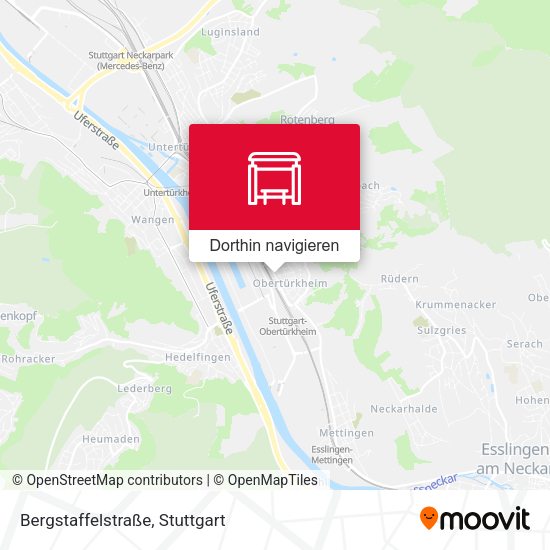 Bergstaffelstraße Karte