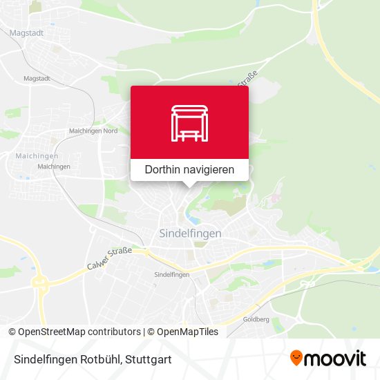 Sindelfingen Rotbühl Karte