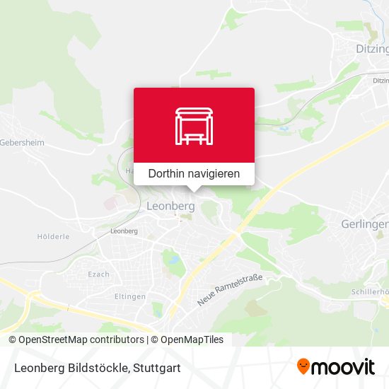 Leonberg Bildstöckle Karte