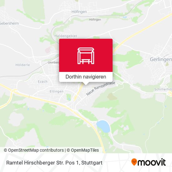 Ramtel Hirschberger Str. Pos 1 Karte