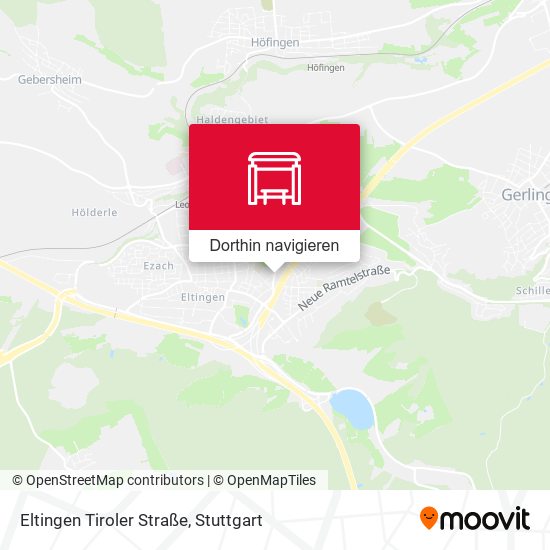 Eltingen Tiroler Straße Karte
