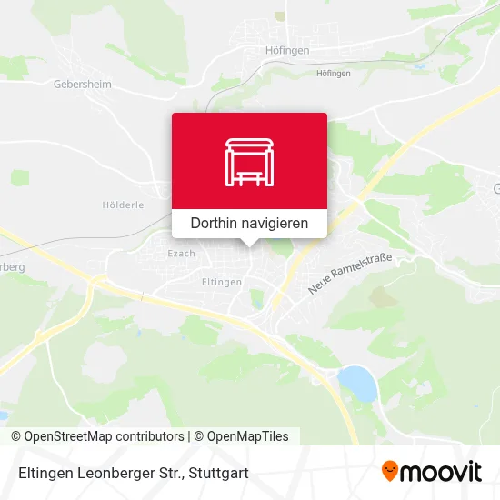 Eltingen Leonberger Str. Karte