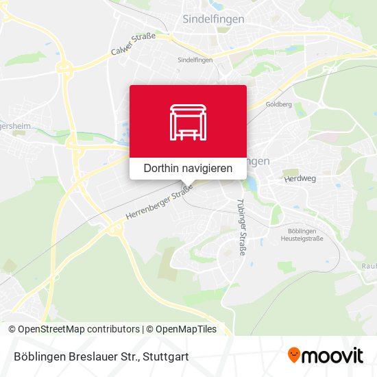 Böblingen Breslauer Str. Karte