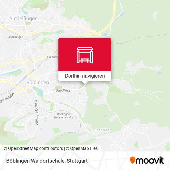 Böblingen Waldorfschule Karte