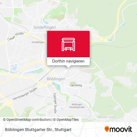 Böblingen Stuttgarter Str. Karte