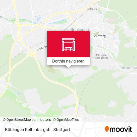 Böblingen Keltenburgstr. Karte