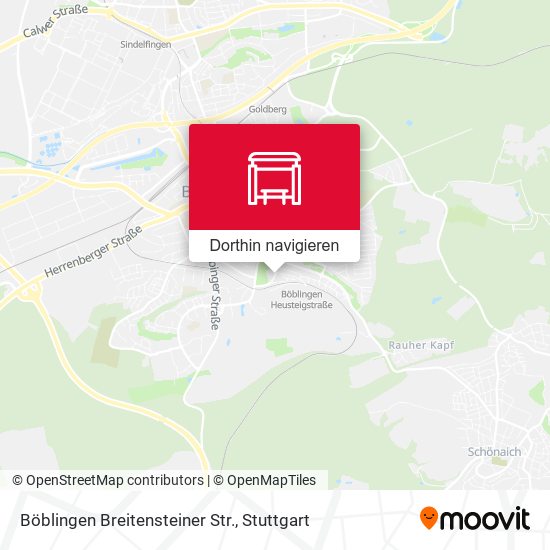 Böblingen Breitensteiner Str. Karte