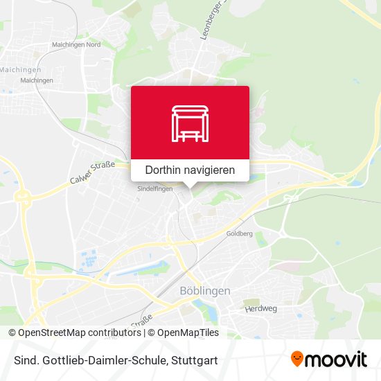 Sind. Gottlieb-Daimler-Schule Karte