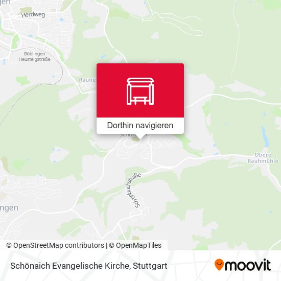 Schönaich Evangelische Kirche Karte