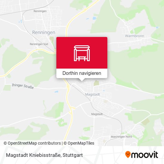 Magstadt Kniebisstraße Karte