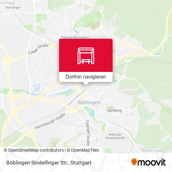 Böblingen Sindelfinger Str. Karte