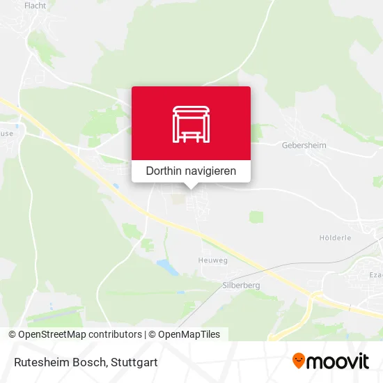 Rutesheim Bosch Karte