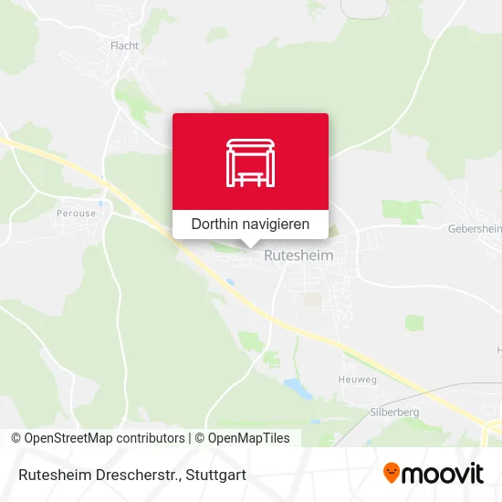 Rutesheim Drescherstr. Karte