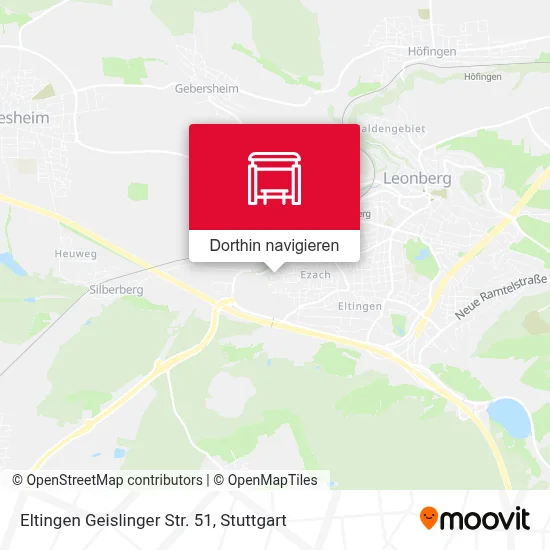 Eltingen Geislinger Str. 51 Karte