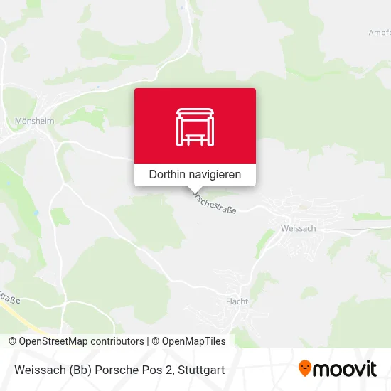 Weissach (Bb) Porsche Pos 2 Karte