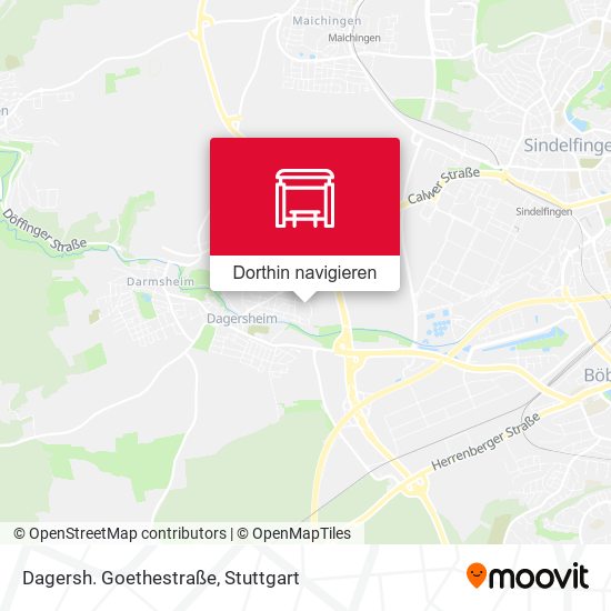 Dagersh. Goethestraße Karte