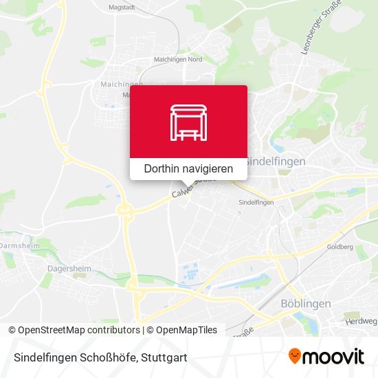 Sindelfingen Schoßhöfe Karte