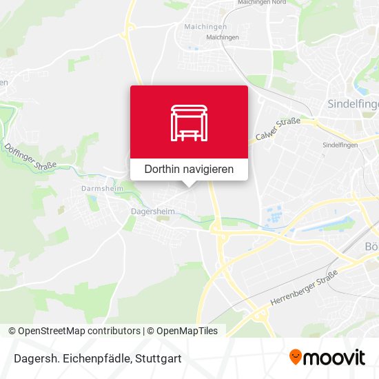 Dagersh. Eichenpfädle Karte