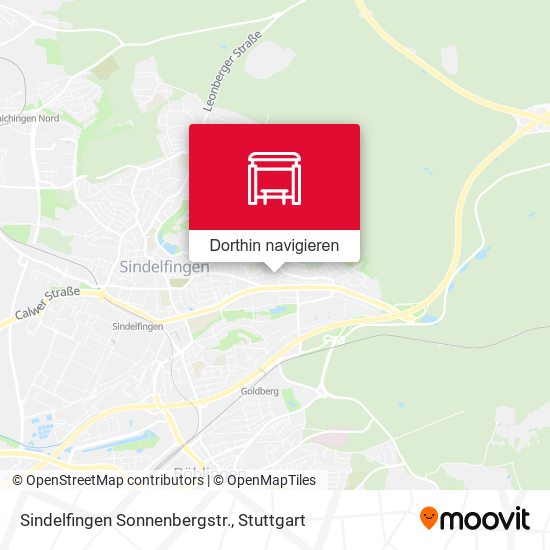 Sindelfingen Sonnenbergstr. Karte