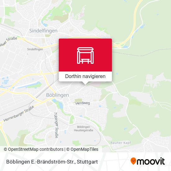 Böblingen E.-Brändström-Str. Karte