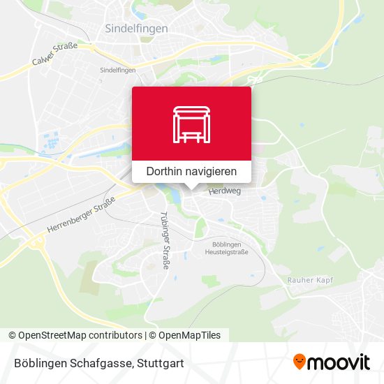 Böblingen Schafgasse Karte