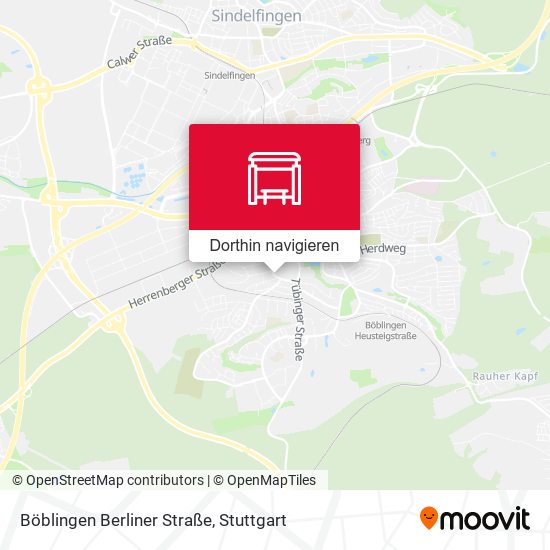Böblingen Berliner Straße Karte