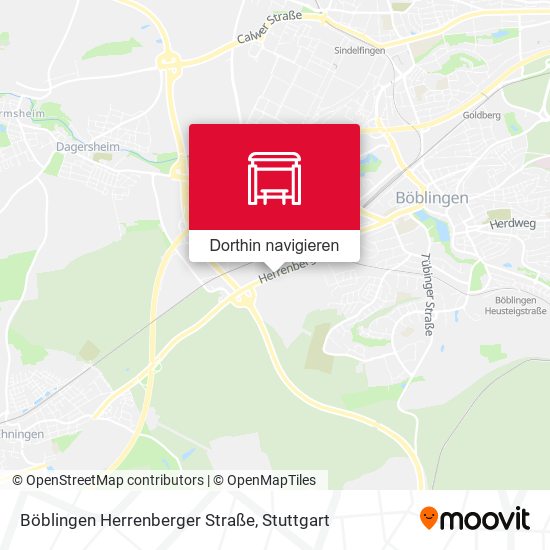 Böblingen Herrenberger Straße Karte