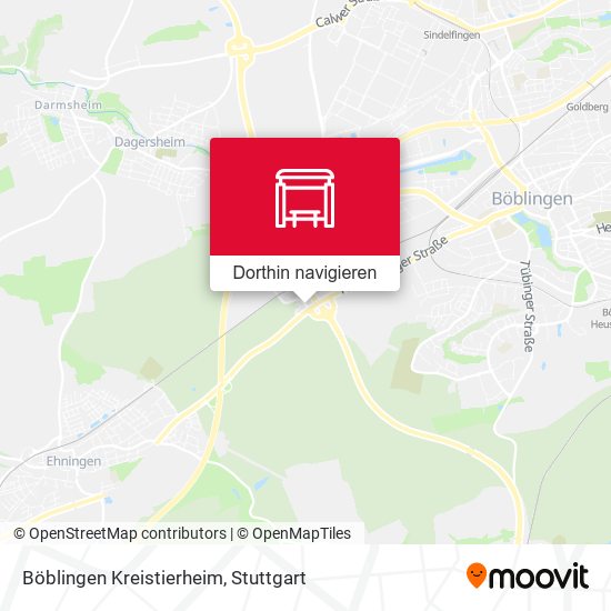 Böblingen Kreistierheim Karte
