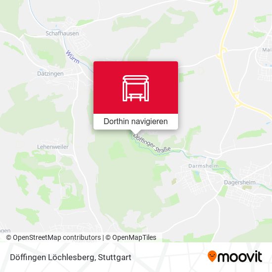 Döffingen Löchlesberg Karte