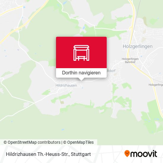 Hildrizhausen Th.-Heuss-Str. Karte