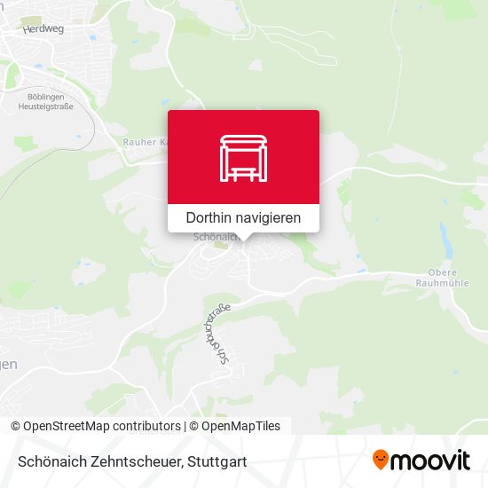 Schönaich Zehntscheuer Karte