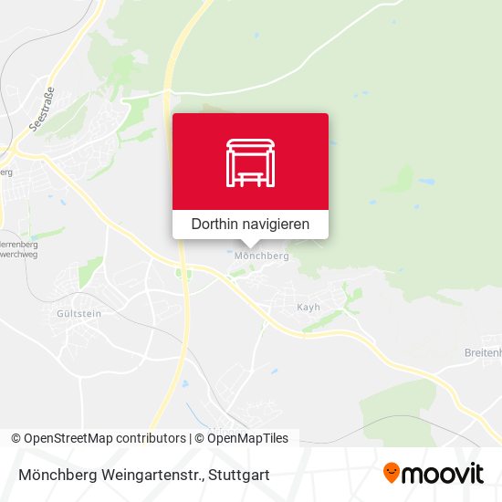 Mönchberg Weingartenstr. Karte