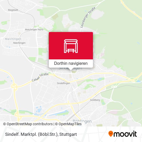 Sindelf. Marktpl. (Böbl.Str.) Karte