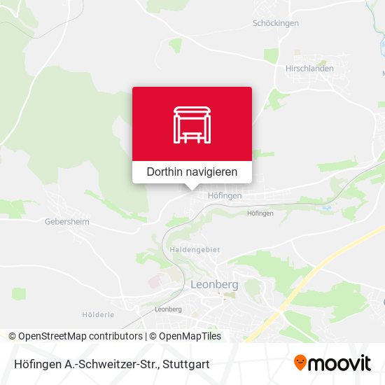 Höfingen A.-Schweitzer-Str. Karte