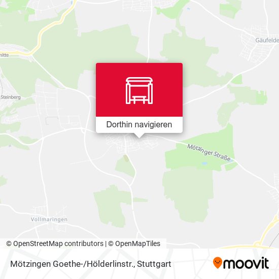 Mötzingen Goethe- / Hölderlinstr. Karte