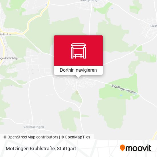 Mötzingen Brühlstraße Karte