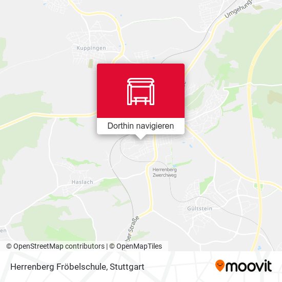 Herrenberg Fröbelschule Karte
