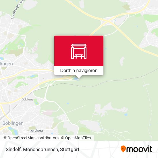 Sindelf. Mönchsbrunnen Karte