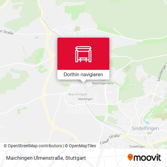 Maichingen Ulmenstraße Karte