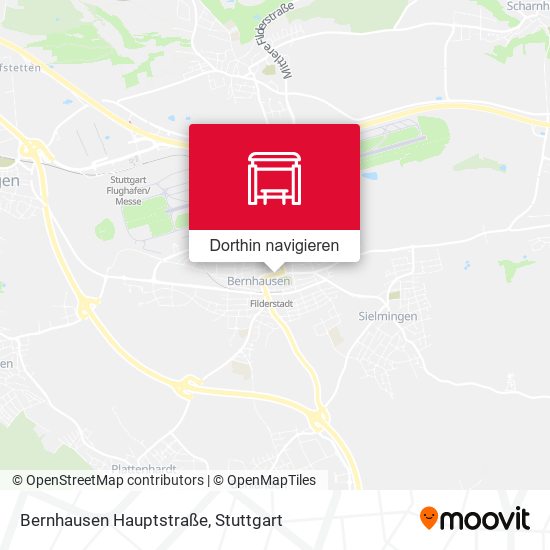 Bernhausen Hauptstraße Karte