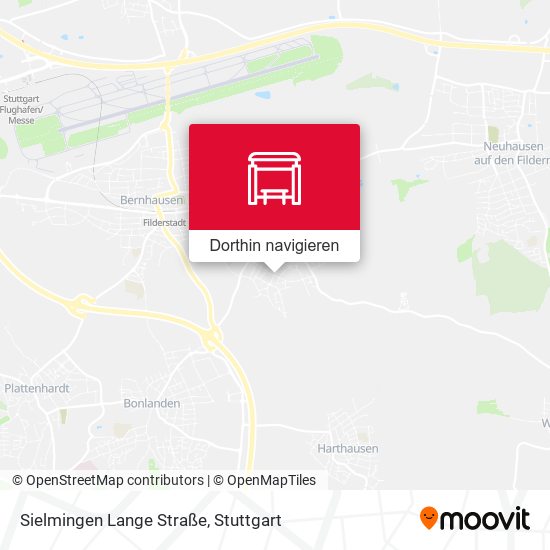 Sielmingen Lange Straße Karte