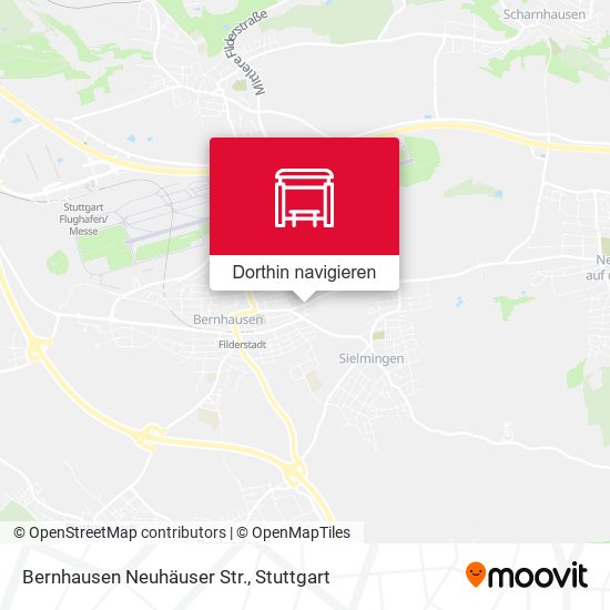 Bernhausen Neuhäuser Str. Karte