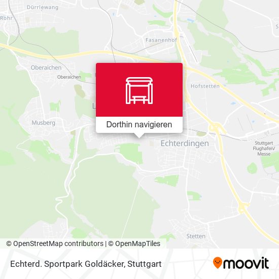 Echterd. Sportpark Goldäcker Karte